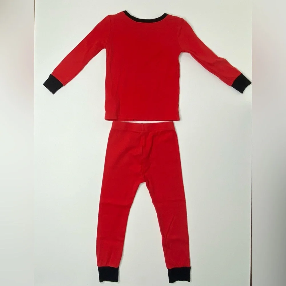 Old Navy Port Company CrewCuts Graphic T-Shirt Costume Fire Fighter Pajamas 3T